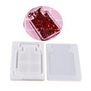 1 Set Transparent Silicone Pendant Mould Resin Hourglass DIY Jewelry Making Tool - Perfume Bottle