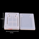 1 Set Transparent Silicone Pendant Mould Resin Hourglass DIY Jewelry Making Tool - Perfume Bottle