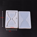 Clear Silicone Pendant Mould Mudboard for Resin DIY Jewelry Making Craft - Hourglass