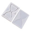 Clear Silicone Pendant Mould Mudboard for Resin DIY Jewelry Making Craft - Hourglass