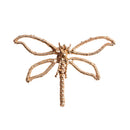 10 Pieces Alloy Dragonfly Flatback Embellishments DIY Scrapbook Decor Craft Gold