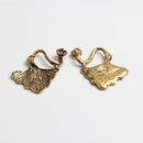10 Pieces Alloy Gold Leaf Embellishments Scrapbooking DIY Flatback Decor Crafts