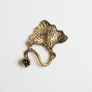 10 Pieces Alloy Gold Leaf Embellishments Scrapbooking DIY Flatback Decor Crafts