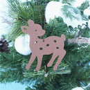 4 Pieces Wooden Animal Star Tree Hanging Pendants Christmas Tree Decor Ornaments
