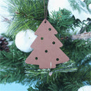 4 Pieces Wooden Animal Star Tree Hanging Pendants Christmas Tree Decor Ornaments