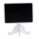 10 Pieces Mini Chalkboard Place Cards with White Easel Stand for Wedding Party Table Numbers Food Signs Special Event Decoration