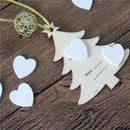 100 Pieces White 21x20mm Mini Wooden Hearts Shapes Pieces Decor Embellishment Art Craft Card Making Scrapbooking Wedding Favors