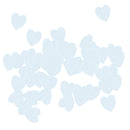 100 Pieces White 21x20mm Mini Wooden Hearts Shapes Pieces Decor Embellishment Art Craft Card Making Scrapbooking Wedding Favors