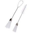 2 Pieces Dual End Sewing Machine Cleaning Brush Lint Brush Cleaning Tools Set