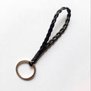 10 Pieces Assorted New Braided Leather Rope Woven Keychain Keyrings Metal Key Chain Car Key Ring Key Fob Gifts