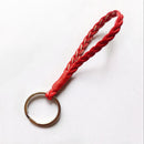 10 Pieces Assorted New Braided Leather Rope Woven Keychain Keyrings Metal Key Chain Car Key Ring Key Fob Gifts