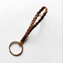10 Pieces Assorted New Braided Leather Rope Woven Keychain Keyrings Metal Key Chain Car Key Ring Key Fob Gifts