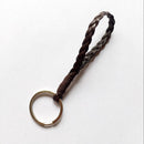 10 Pieces Assorted New Braided Leather Rope Woven Keychain Keyrings Metal Key Chain Car Key Ring Key Fob Gifts