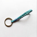 10 Pieces Assorted New Braided Leather Rope Woven Keychain Keyrings Metal Key Chain Car Key Ring Key Fob Gifts
