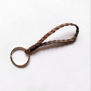 10 Pieces Assorted New Braided Leather Rope Woven Keychain Keyrings Metal Key Chain Car Key Ring Key Fob Gifts