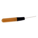 2 Pieces/Set Plastic and Faux Wood Handle Sewing Awl Hand Stitcher Shoe Repair Tool for DIY Sewing Repairing Canvas Leather Thick Fabric