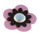 10 Pieces 4.5cm Leather Flower Rivet Appliques Decorative Accessories DIY Decoration