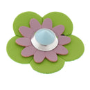 10 Pieces 4.5cm Leather Flower Rivet Appliques Decorative Accessories DIY Decoration