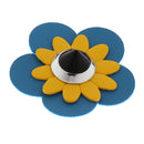 10 Pieces 4.5cm Leather Flower Rivet Appliques Decorative Accessories DIY Decoration
