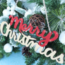 Merry Christmas Wooden Christmas Tree Ornament Home Door Hanging Decoration