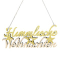 Weihnachten Design Wood Christmas Tree Ornament Home Door Hanging Decoration Gold