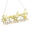 Weihnachten Design Wood Christmas Tree Ornament Home Door Hanging Decoration Gold