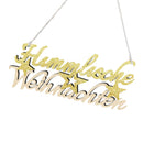 Weihnachten Design Wood Christmas Tree Ornament Home Door Hanging Decoration Gold