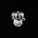 10 Pieces Alloy Crystal Ball Pearl Flatback Button for Wedding Decoration Crafts DIY Hair Accessories