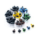 56 Pieces 12mm Plastic Colorful Safety Eyes Washers For Doll Animal Stuffed Toys
