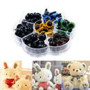 56 Pieces 12mm Plastic Colorful Safety Eyes Washers For Doll Animal Stuffed Toys