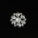 10 Pieces Crystal Rhinestone DIY Embellishments Flatback Buttons Jewelry Findings