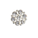 10 Pieces Crystal Rhinestone DIY Embellishments Flatback Buttons Jewelry Findings