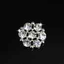 10 Pieces Crystal Rhinestone DIY Embellishments Flatback Buttons Jewelry Findings
