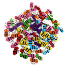 50 Pieces 2 Holes Wooden Buttons Wood Bee Shapes Embellishment for Sewing Crafting Scrapbooking Cardmaking