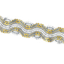 5 Yards 5.8cm Vintage Crochet Lace Edge Trim Stretch Ribbon DIY Wedding Bridal Applique Sewing Craft