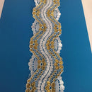 5 Yards 5.8cm Vintage Crochet Lace Edge Trim Stretch Ribbon DIY Wedding Bridal Applique Sewing Craft
