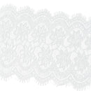 3 Yards 25cm Floral Pattern Eyelash Lace Trim Ribbon DIY Handmade Sewing Accessories Strap Craft/Dress&Headband/Decoration/Gift Wrap
