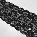 5 Yards 14cm Width Stretch Lace Fabric Embroidery Floral Elastic Lace Trimming Ribbon DIY Craft Supply Clothing Accessories