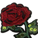 Beaded Flower Patches Big Stickers Embroidery 3D Rose Applique Motif Sequins Patches Sewing Garment Women DIY Clothes Wedding Decorations