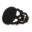 Rhinestone Skull Patch Iron/Sew on Transfer Applique Motif fit Coat Sweater Handbag Purse Shoes DIY Decoration