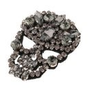 Rhinestone Skull Patch Iron/Sew on Transfer Applique Motif fit Coat Sweater Handbag Purse Shoes DIY Decoration