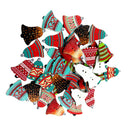 50 Pieces Christmas Bell Shape Wooden Buttons for DIY Sewing Clothing Decoration Kids Crafts