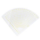 Sector Shape Clear Quilting Template Patchwork Sewing Ruler 0-130mm 0-90Â°