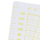 Sector Shape Clear Quilting Template Patchwork Sewing Ruler 0-130mm 0-90Â°