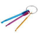 Hot Practical DIY Crafts Knitting Needles Mini Aluminum Crochet Hook Yarn Needles Weaving Craft Tool 3mm/4mm/5mm