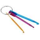 Hot Practical DIY Crafts Knitting Needles Mini Aluminum Crochet Hook Yarn Needles Weaving Craft Tool 3mm/4mm/5mm