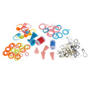 1 Box Knitting Tools Mixed Essential Safety Pins Row Counter Needles Point Protectors Ring Markers Craft DIY Needlework Sewing Tools Set
