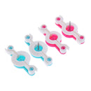 2 Piece Mini Pom Pom Maker Fluff Ball Weaver Knitting Loom DIY Tool 20mm 30mm