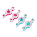 2 Piece Mini Pom Pom Maker Fluff Ball Weaver Knitting Loom DIY Tool 20mm 30mm