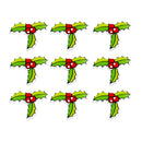 50 Pieces Xmas Leaves Wooden Buttons for Sewing Scrapbooking Gift Clothing Decoration